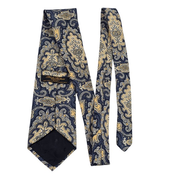 Brooks Brothers Other - Brooks Brothers Makers Mens Luxury Necktie Blue Yellow Paisley Silk Classic